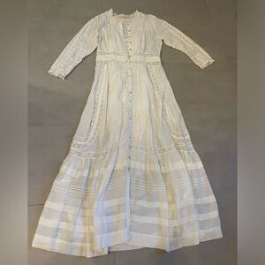 Gorgeous maxi boho dress by Love shack Fancy, Sz.4, off white, Sz.4, worn once.